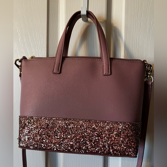 Kate Spade Mauve and Glitter Tote - Picture 3 of 12